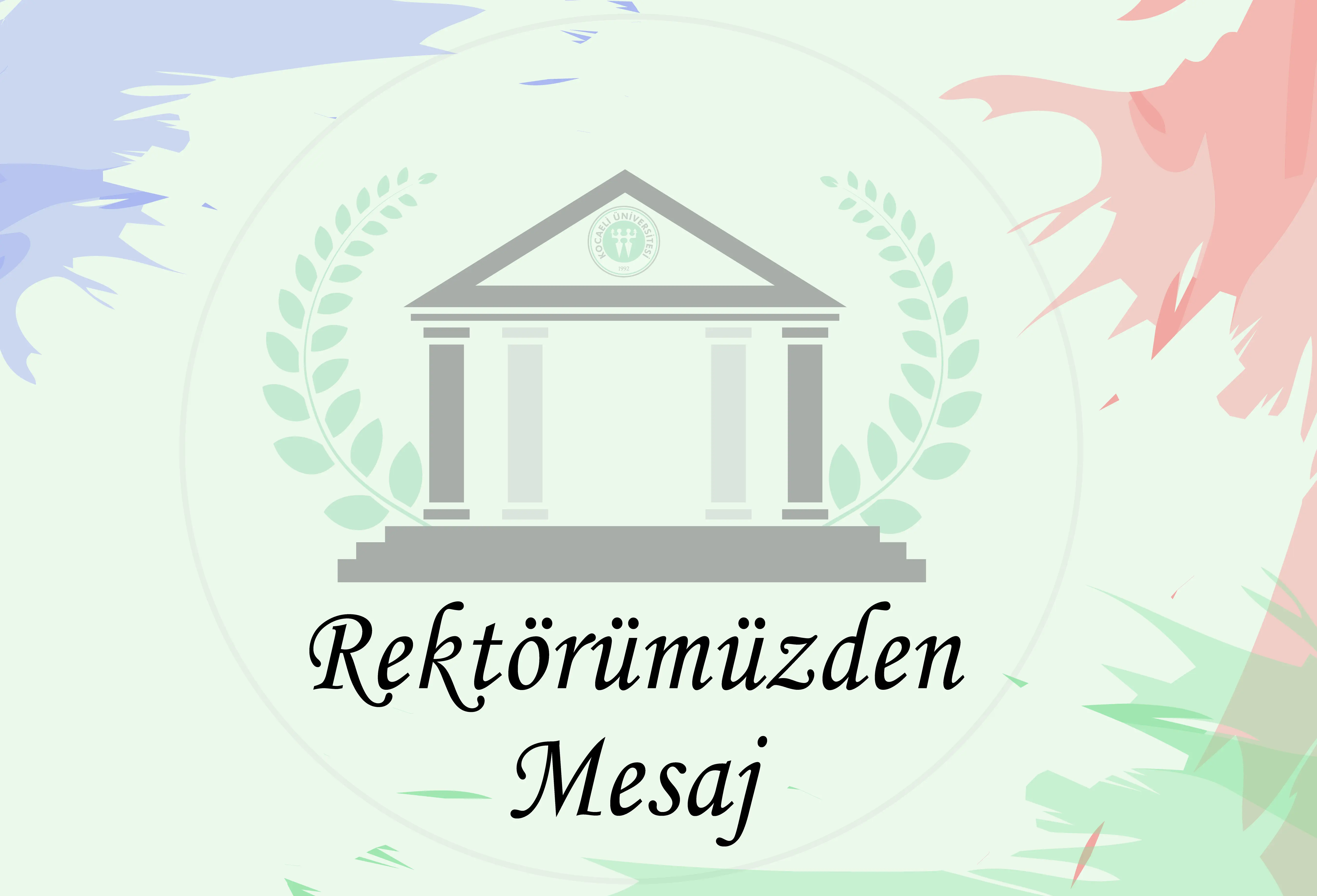 rektör mesajı